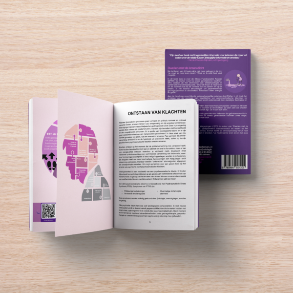 Softcover exemplaar van "Dweilen met de kraan dicht" met een zichtbare achterkant en een glimp van het binnenwerk.